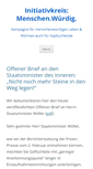 Mobile Screenshot of menschen-wuerdig.org
